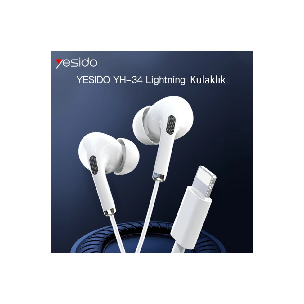 YESIDO-BT LIGHTNING WIRED EAR PHONE