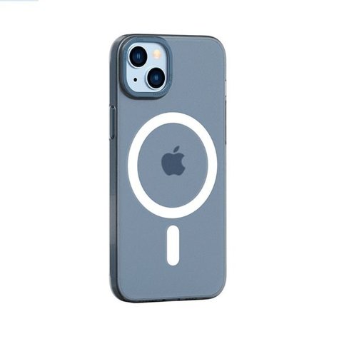 ZGA iPhone 14 Plus Armor Magsafe With Aluminum Camera Guard Case - Light Blue