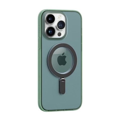 ZGA iPhone 14 Pro Magnifier Magsafe With Stand Protector Case - Green
