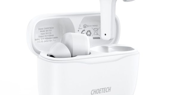 Choetech True Wireless Earbuds, White BH-T01-WH