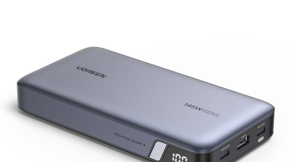 UGREEN 20000mAh Power Bank with Built-in Cable