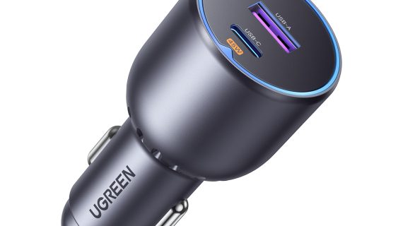 UGREEN 63W 2-Port Fast Car Charger