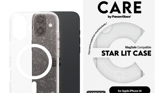 PanzerGlass® 1341, Case Flagship Star Lit w. White MagSafe iPhone 16