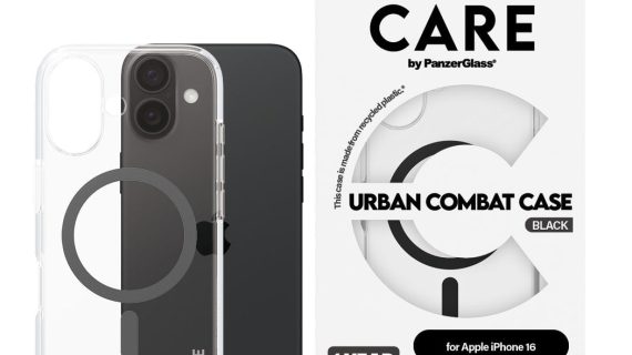 PanzerGlass® 1345, Case Flagship MagSafe iPhone 16 - Black