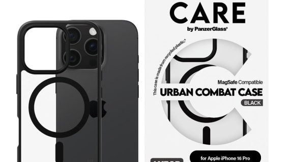 CARE by PanzerGlass® Case Flagship Urban Combat Black MagSafe iPhone 16 Pro