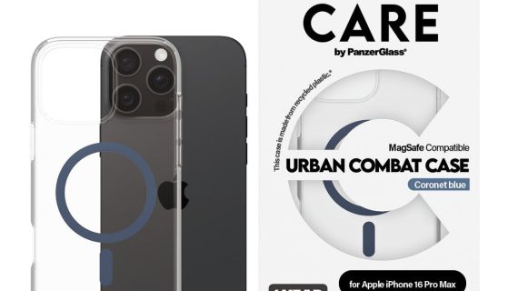 PanzerGlass® 13681368, Case Flagship MagSafe iPhone 16 Pro Max - Blue