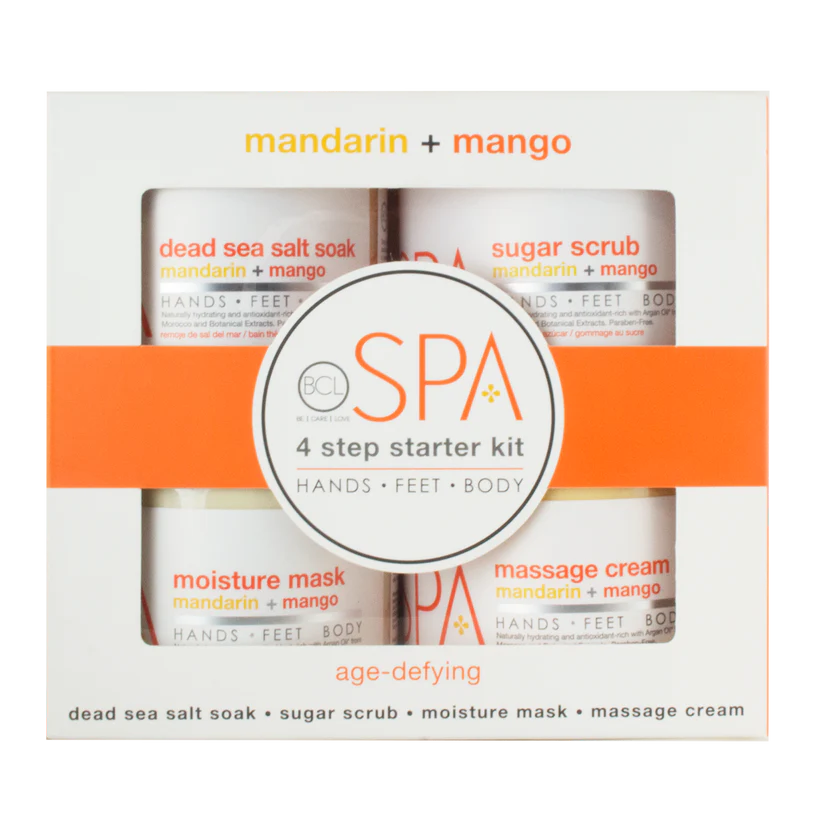 BCL spa mandarin & mango starter kit skin care unisex 4pcs