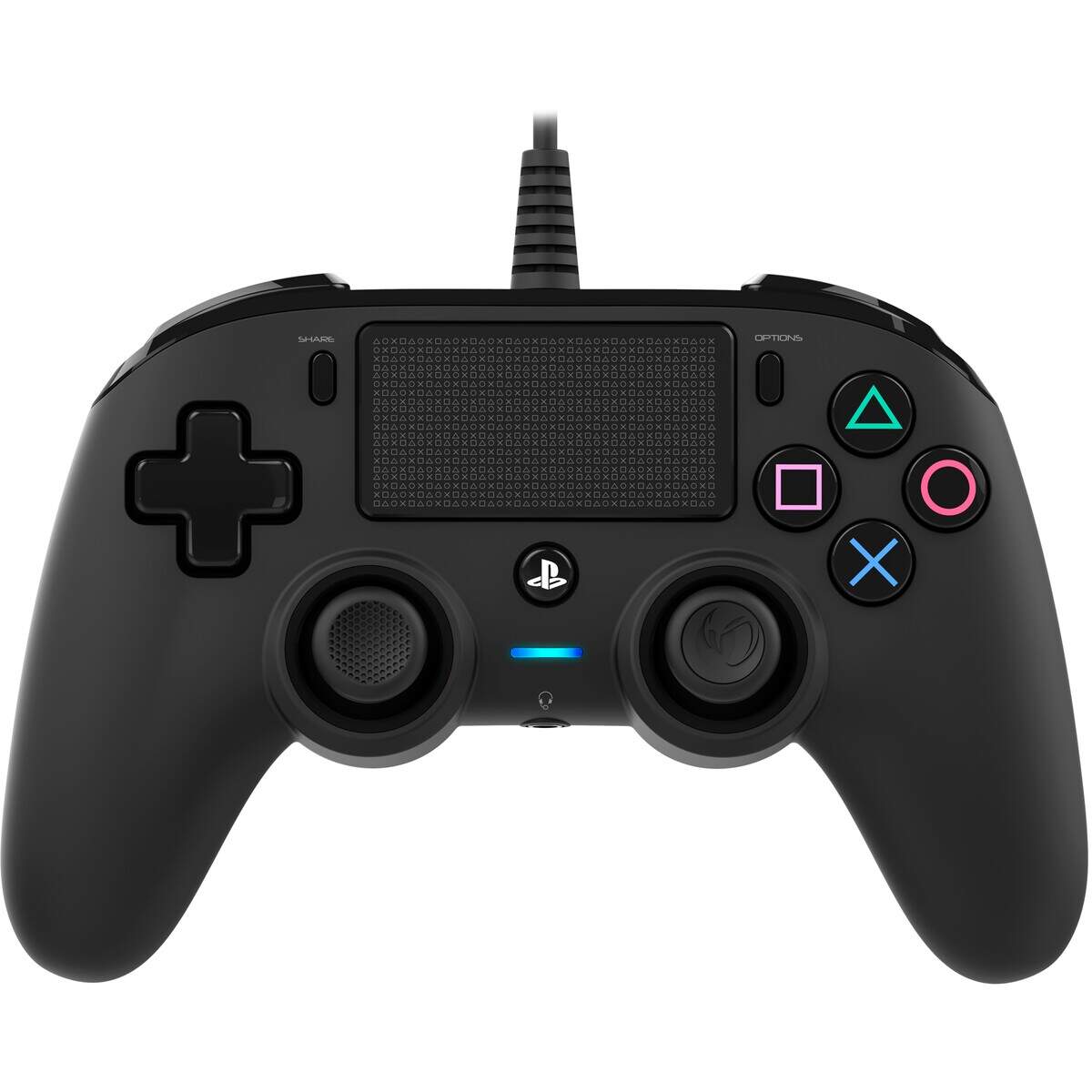Nacon Wired Compact Controller For PlayStation 4 - Black