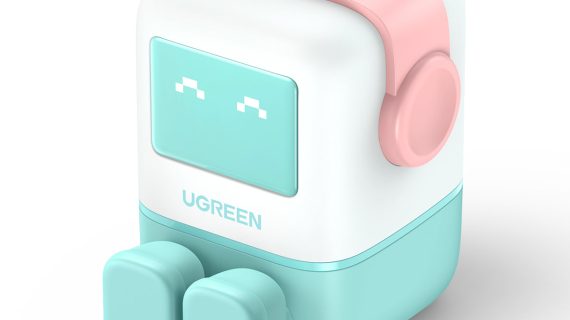 UGREEN Nexode 65W 3-Port GaN Fast Charger Pnk Ble UK35857