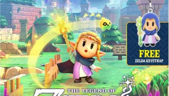 The Legend of Zelda: Echoes of Wisdom For Nintendo Switch with Free Zelda Key strap