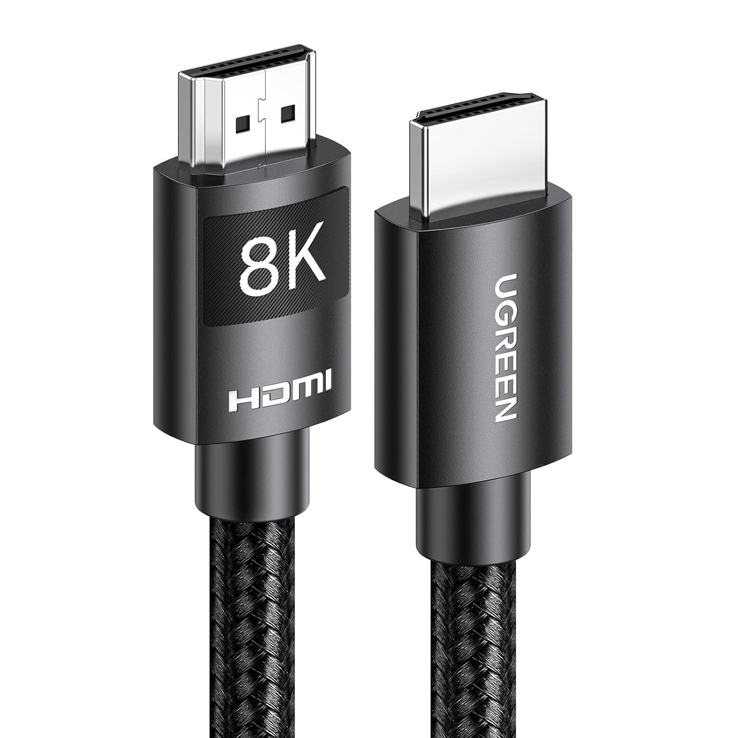 UGREEN HDMI 8K Cable Male to Male Aluminum Alloy Shell Braided Black 2m HD140