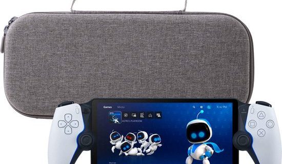 Bundle PlayStation Portal Remote Player for PS5 with DOBE Storage Bag Fibric - Gray
