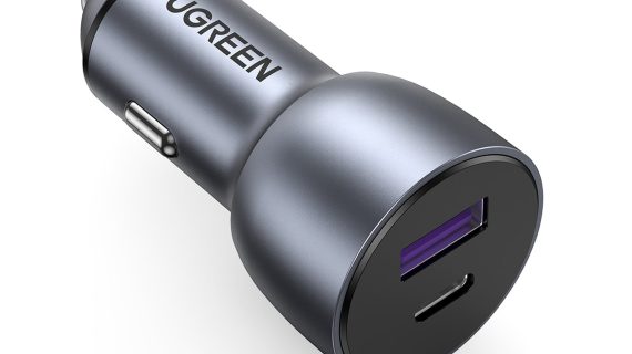 UGREEN 52W Car Charger Alu Case (Space Grey)CD213