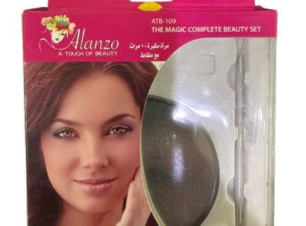Alanzo – The Magic Complete Beauty Set – LED Mirror & Stainless Steel Facial Tools