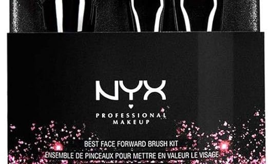 NYX Best Face Forward Brush Set – 3-Piece Makeup Brush Kit