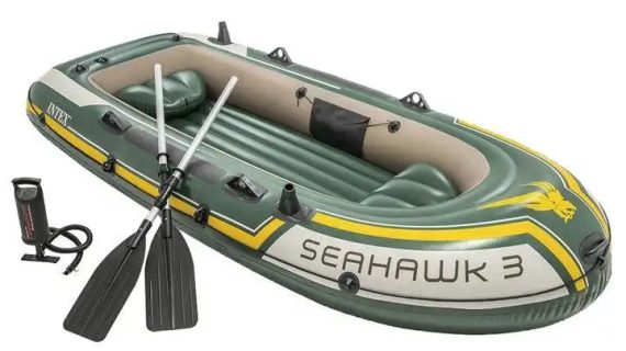 INTEX The Seahawk 3 Boat Set - 68380NP