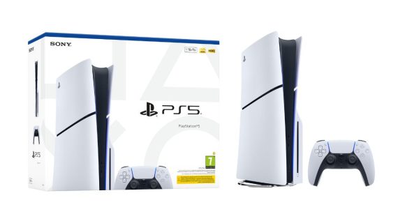 PS5 Slim Console Disk White - (E Chassis)