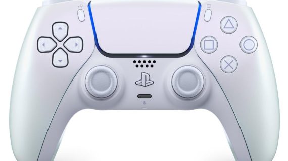 PS5 DualSense Wireless Controller - Chroma Pearl