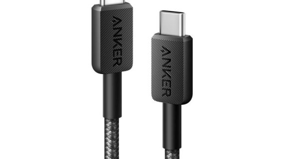 Anker 322 USB-C to USB-C Cable 60W Braided (0.9m/3ft)