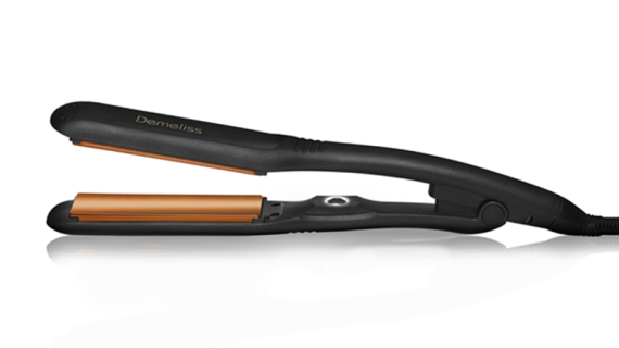 Demeliss Paris, Smooth & Care Hair Straightener with Titanium-Copper Floating Plates