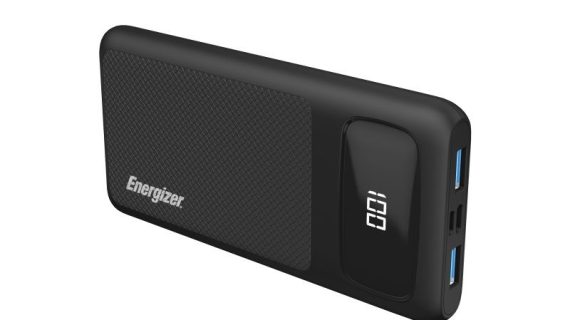 Energizer UE10063PQ_BK, Wired Power Bank, 22.5W, 10000mAh, 3 Ports - Black