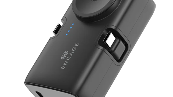 Engage, Portable Dual Port Lightning/USB-C & Watch Charging Power Bank (5000mAh)