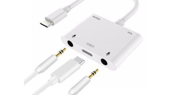 Engage, USB-C to Dual 3.5 mm Audio + Charging Adapter