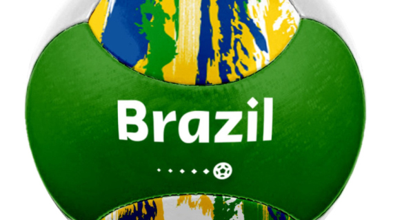 FIFA 100195B, Brazil FootBall, Size 5