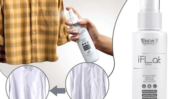 IFlat Instant Wrinkle Remover Ironing Spray For Clothes - 250 ml