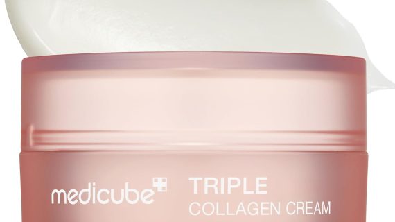 medicube Triple Collagen Cream - Hydrating & Firming Moisturizer with Hyaluronic Acid, Premium Elastin, Shea Butter - Wrinkle Care & Boosts Elasticity - Korean Skincare