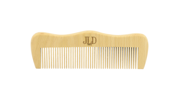 JLD, Wooden Hair Comb, FSC Beech Wood, Anti-Static Detangling for Wet & Dry Hair
