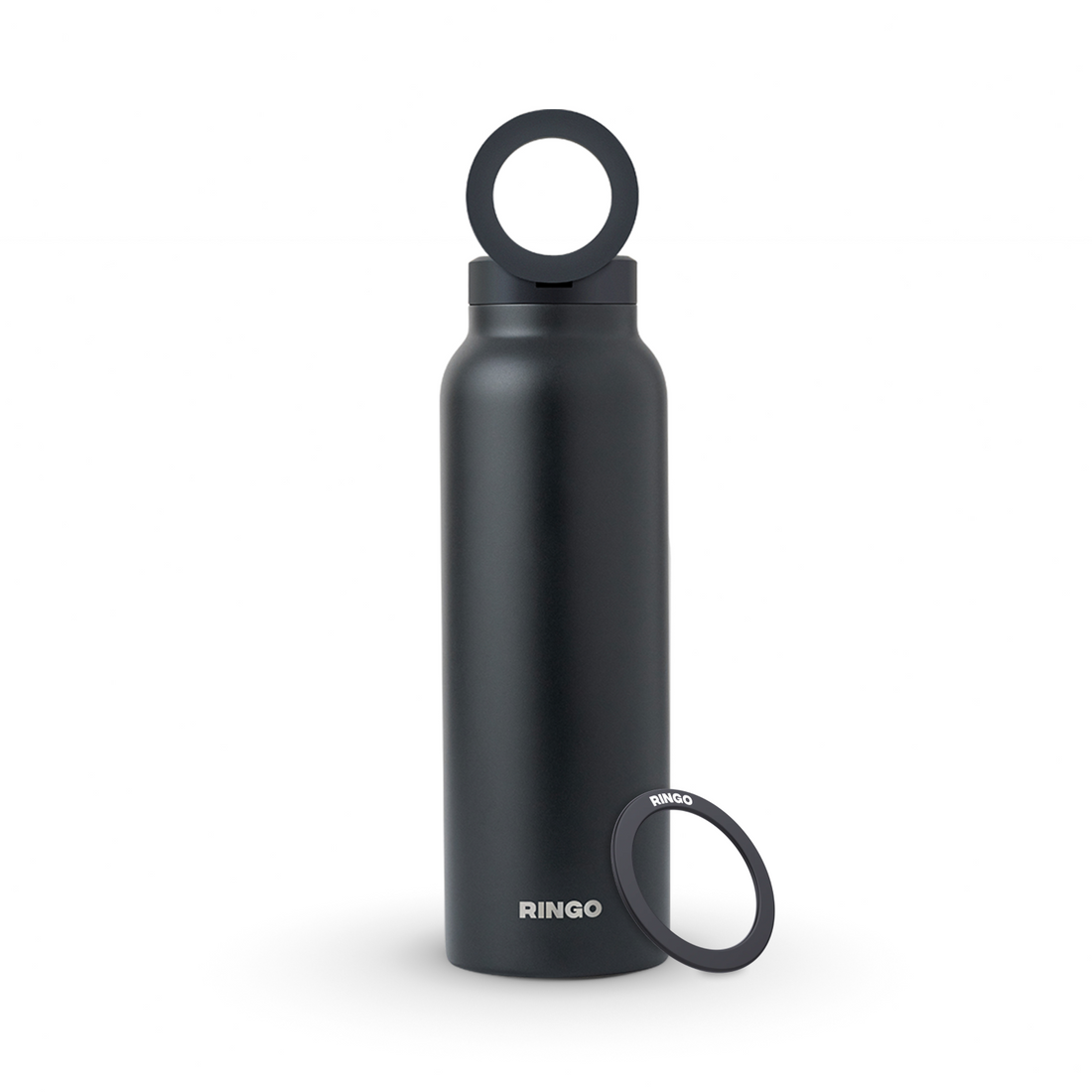 Ringo Water Bottle 32 OZ - SCREW LID 946 ml - Black