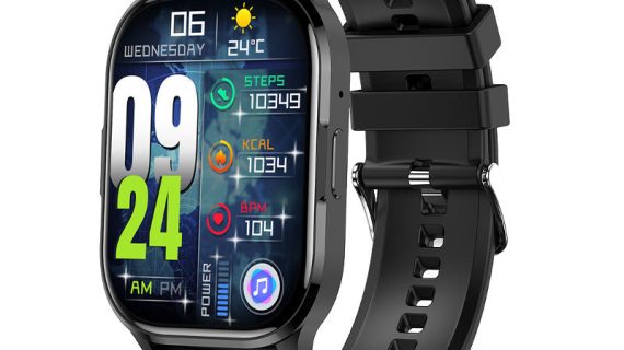 SIA SW 8002 Smart watch ,Amoled BT call(Black)