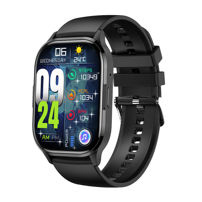 SIA SW 8002 Smart watch ,Amoled BT call(Black)