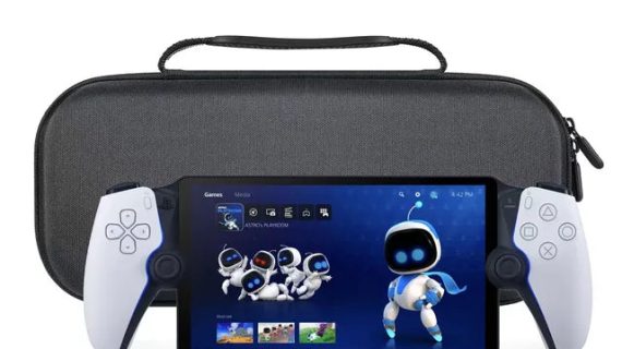 Bundle PlayStation Portal Remote Player for PS5 with Storage Bag Fibric - Black