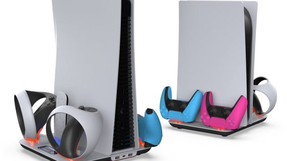 TP5-3550 PS5 Console General Cooling Charger Fan Base