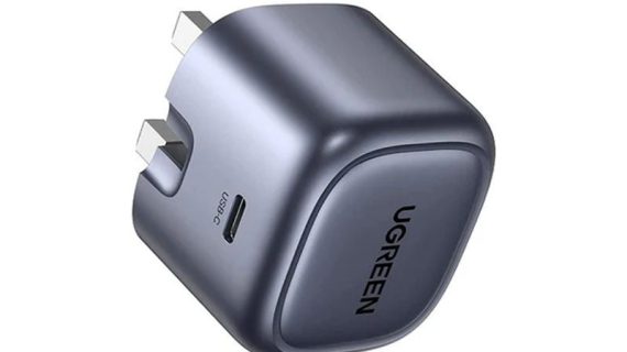 UGREEN 25114, Nexode 30W USB-C PD GaN Fast Charger UK - Space Gray