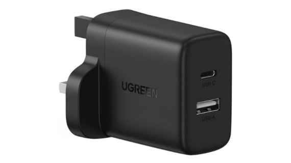 UGREEN 45304, 20W 2-Port Fast Charger UK - Black