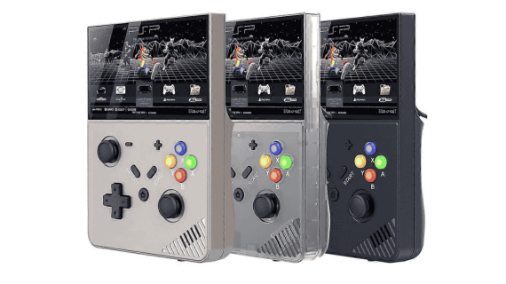 SJGAM Retro Handheld R43 PRO Video Game Console 4.3 Inch 4K Screen Portable Pocket Video Player 64GB