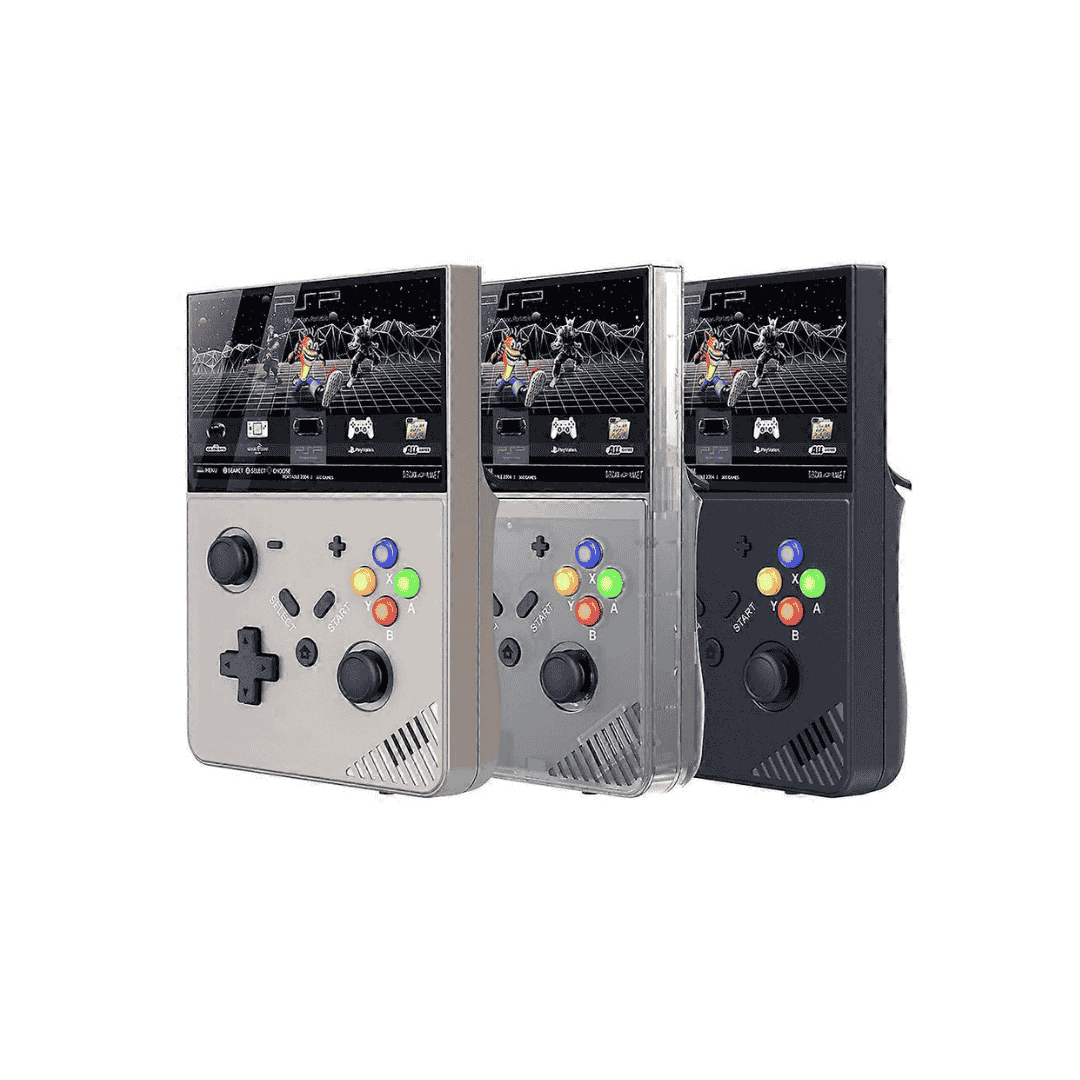 SJGAM Retro Handheld R43 PRO Video Game Console 4.3 Inch 4K Screen Portable Pocket Video Player 64GB