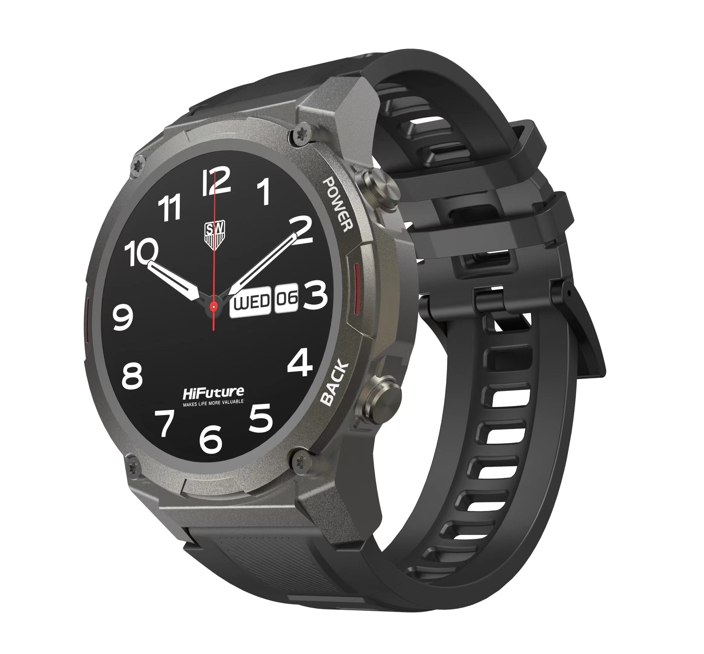 HiFuture MIX2 smartwatch-(Black)