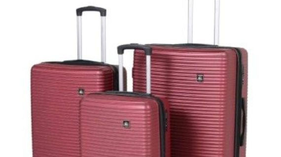 Polo OLIVIA ABS expandable SET 3PCS LARGE: 79 MEDIUM: 68.5"SMALL :52 RED