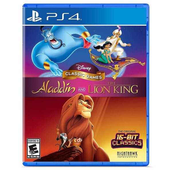 Aladdin & The Lion King For PlayStation 4 "Region 1"