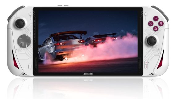 AOKZOE A1 Windows 11 Portable Pc Gaming Console ( 16 GB RAM , 1TB Memory ) - Lunar White