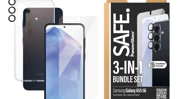 PanzerGlass® BSAFE95691, 3-in-1 Protection Pack Samsung Galaxy A55 5G