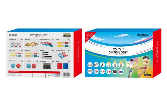 Dobe 25 in 1  Sports Suit For N-Switch