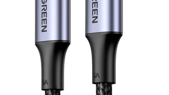 UGREEN USB-C Cable Aluminum Case with Braided 1m (Black)