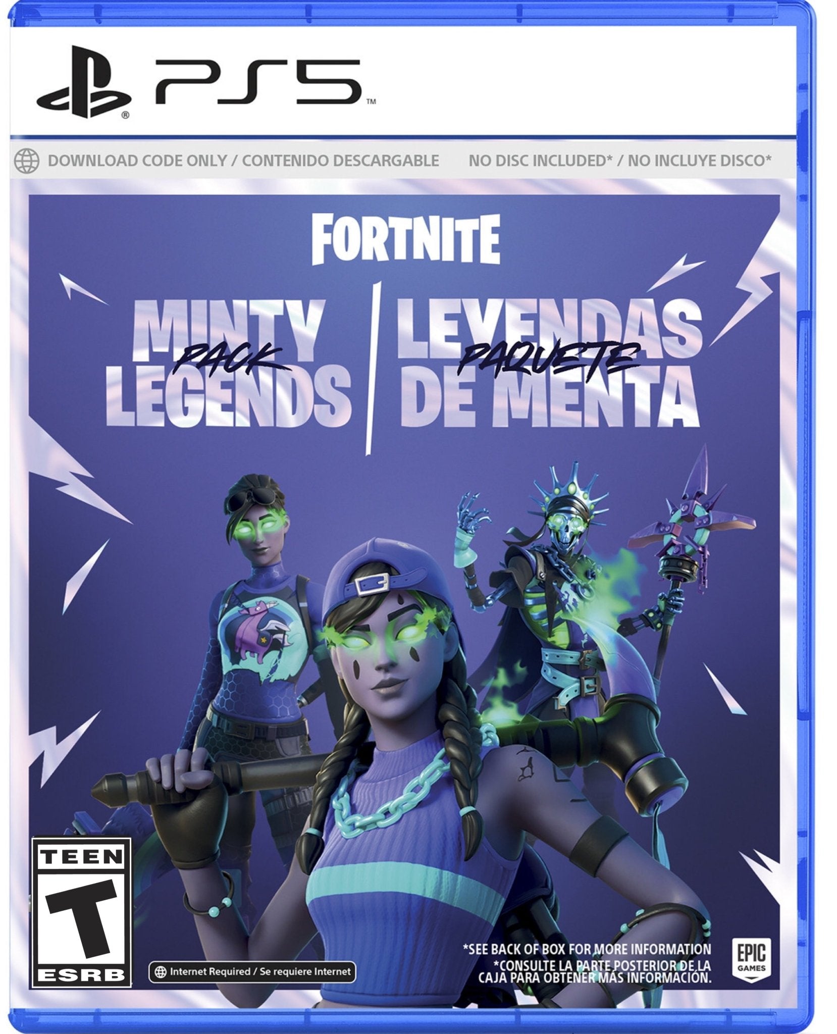 Fortnite Minty Legends Bundle (No-DISC) For PlayStation 5 “Region 1”