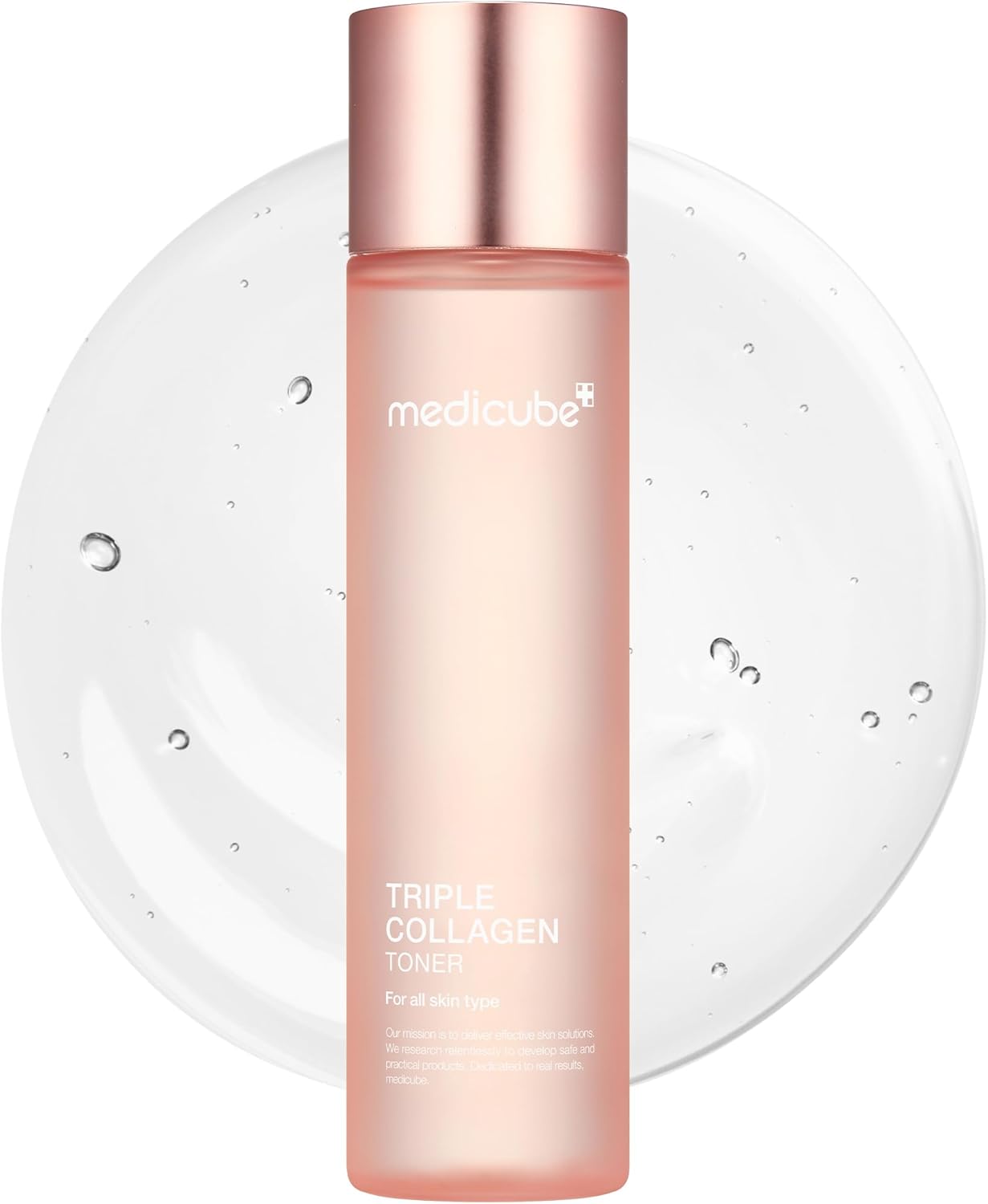 Medicube Triple Collagen Toner - Hydrolyzed, Atelo, & Soluble Collagen for Deep Hydration & Plump Skin - Fast-Absorbing Formula for All-Day Suppleness, Korean Skincare