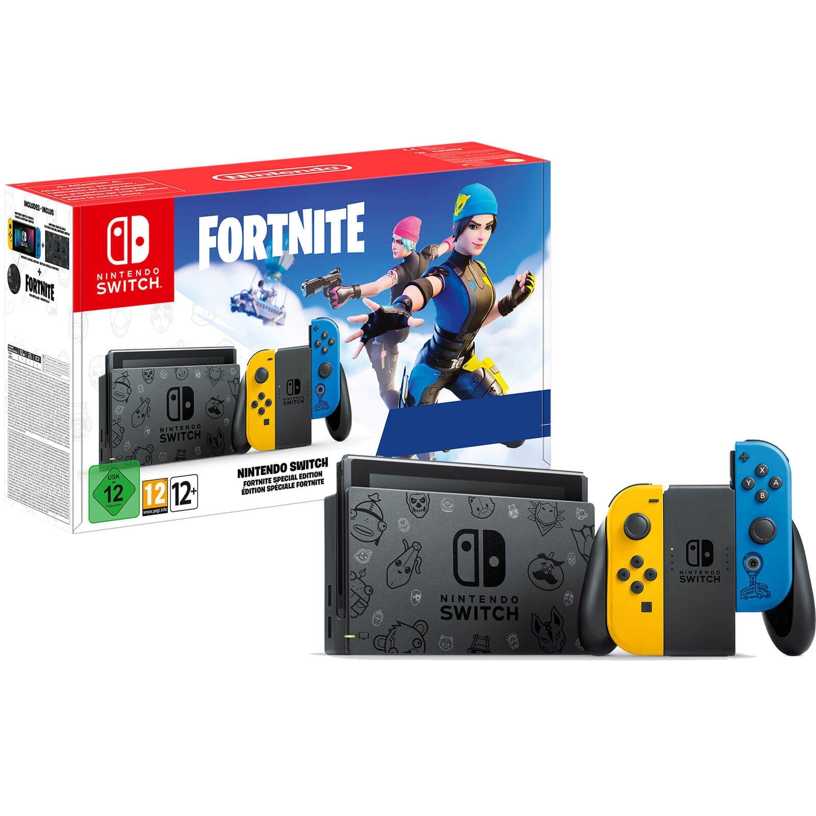 Nintendo Switch Fortnite Special Edition Console (Without Fortnite Card)